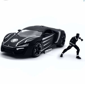 Jada 1:24 - Marvel Lykan Hypersport with Black Panther Figure